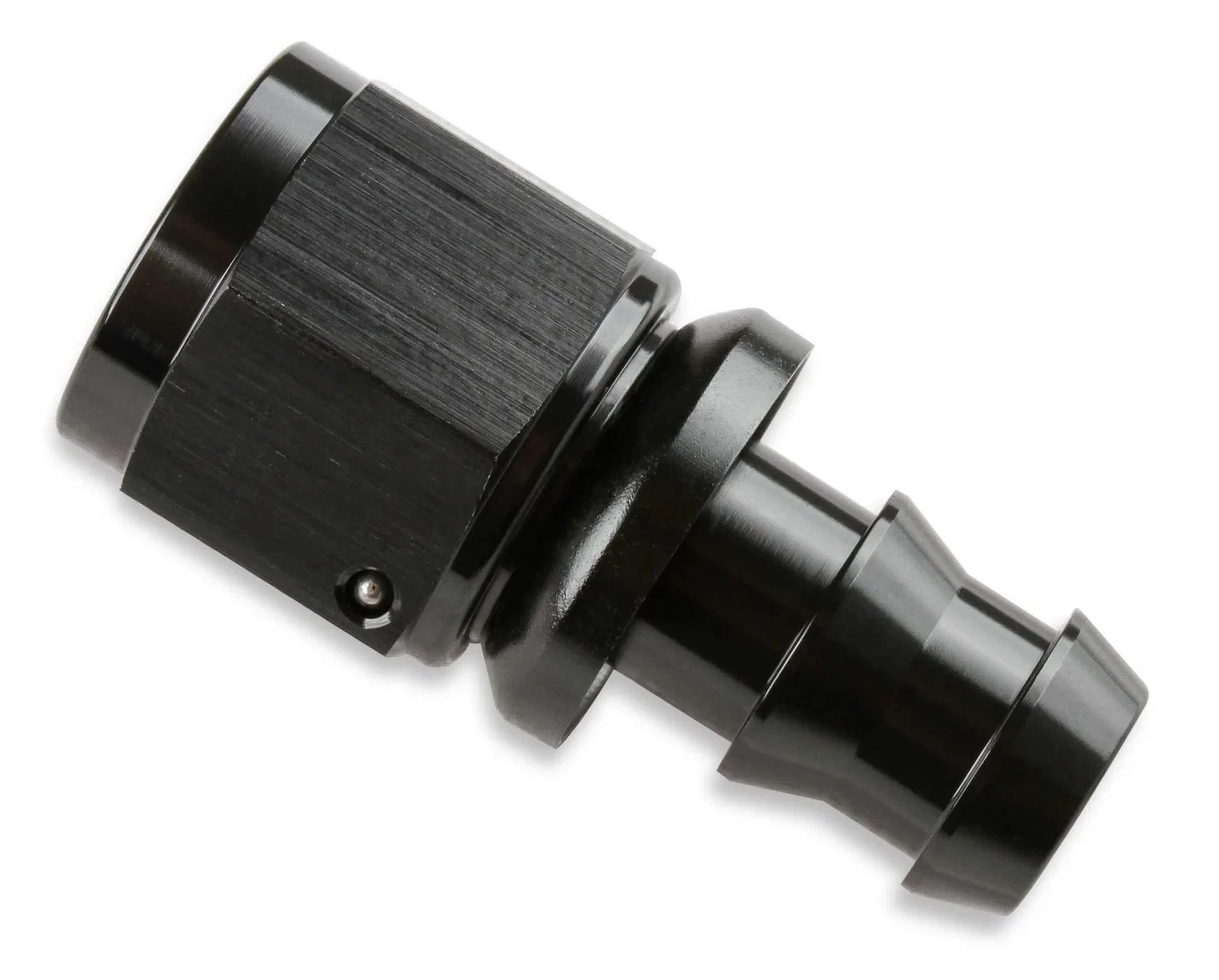 Mr. Gasket -10 AN Straight Push-On Hose Ends - Black - 200110-BL
